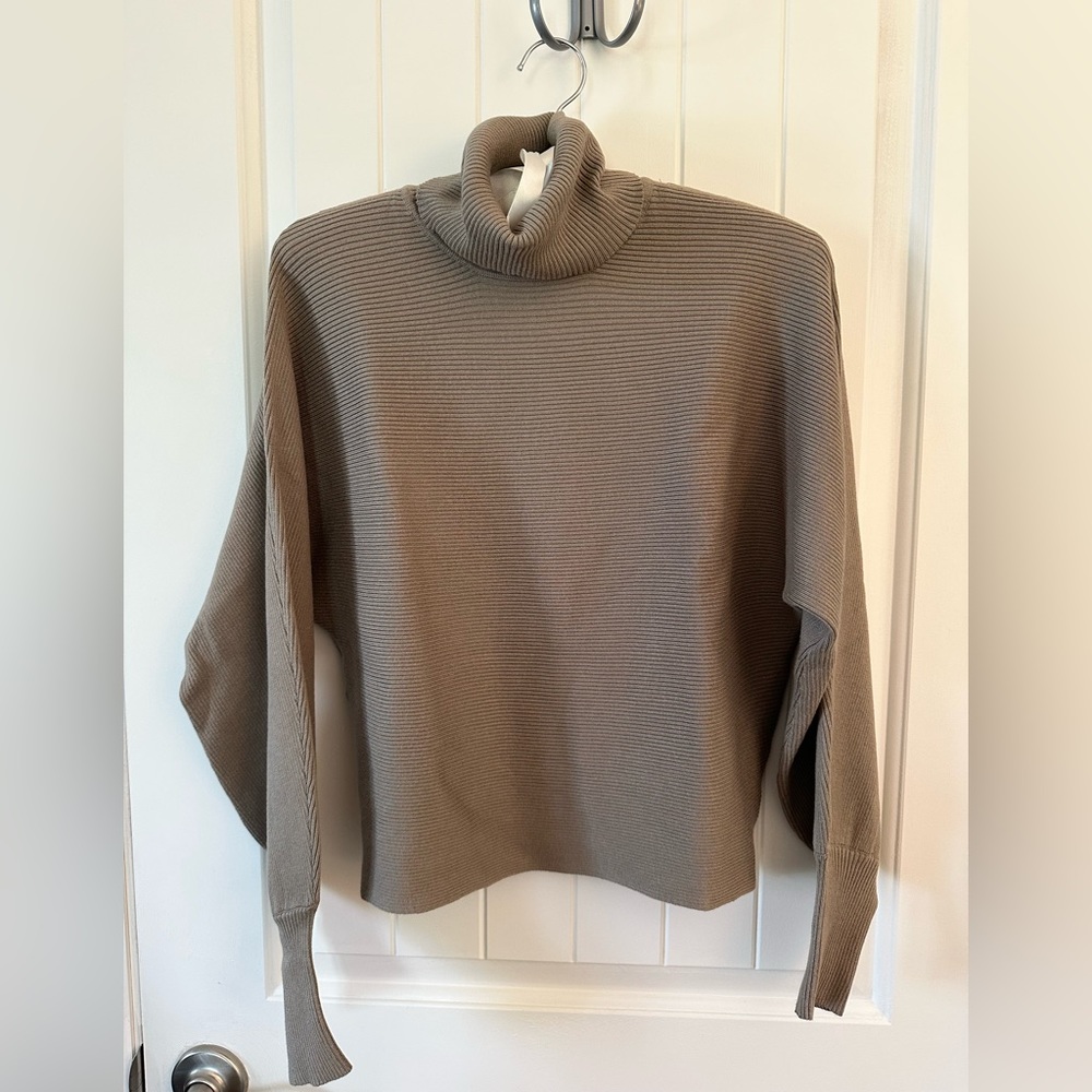Ribbed Turtleneck Sweater